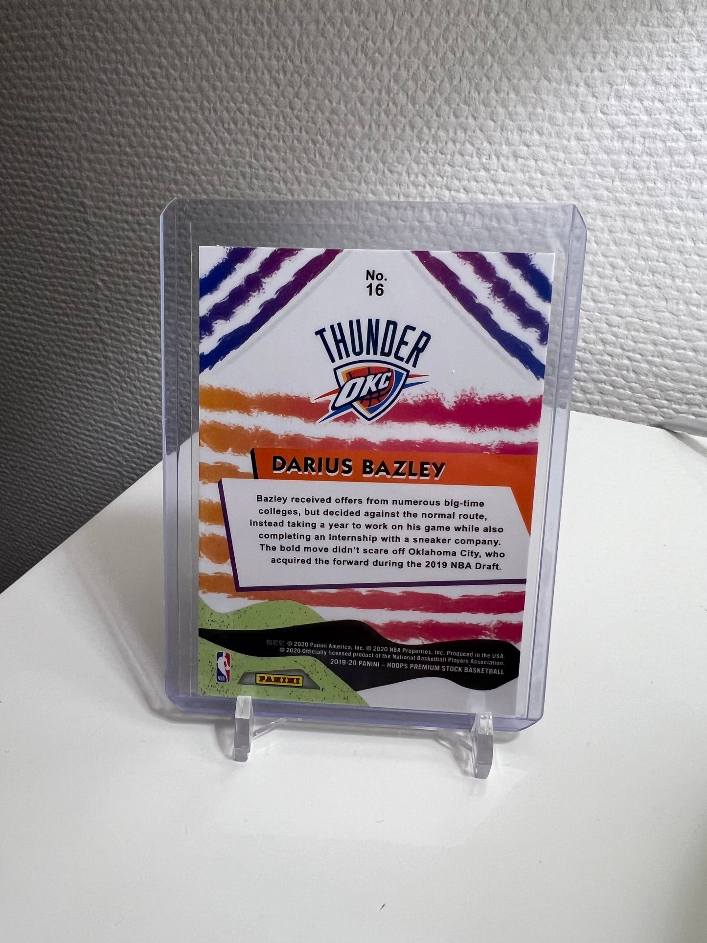 Hoops Premium Stock 19-20 - Darius Bazley We Got Next - Oklahoma City Thunder