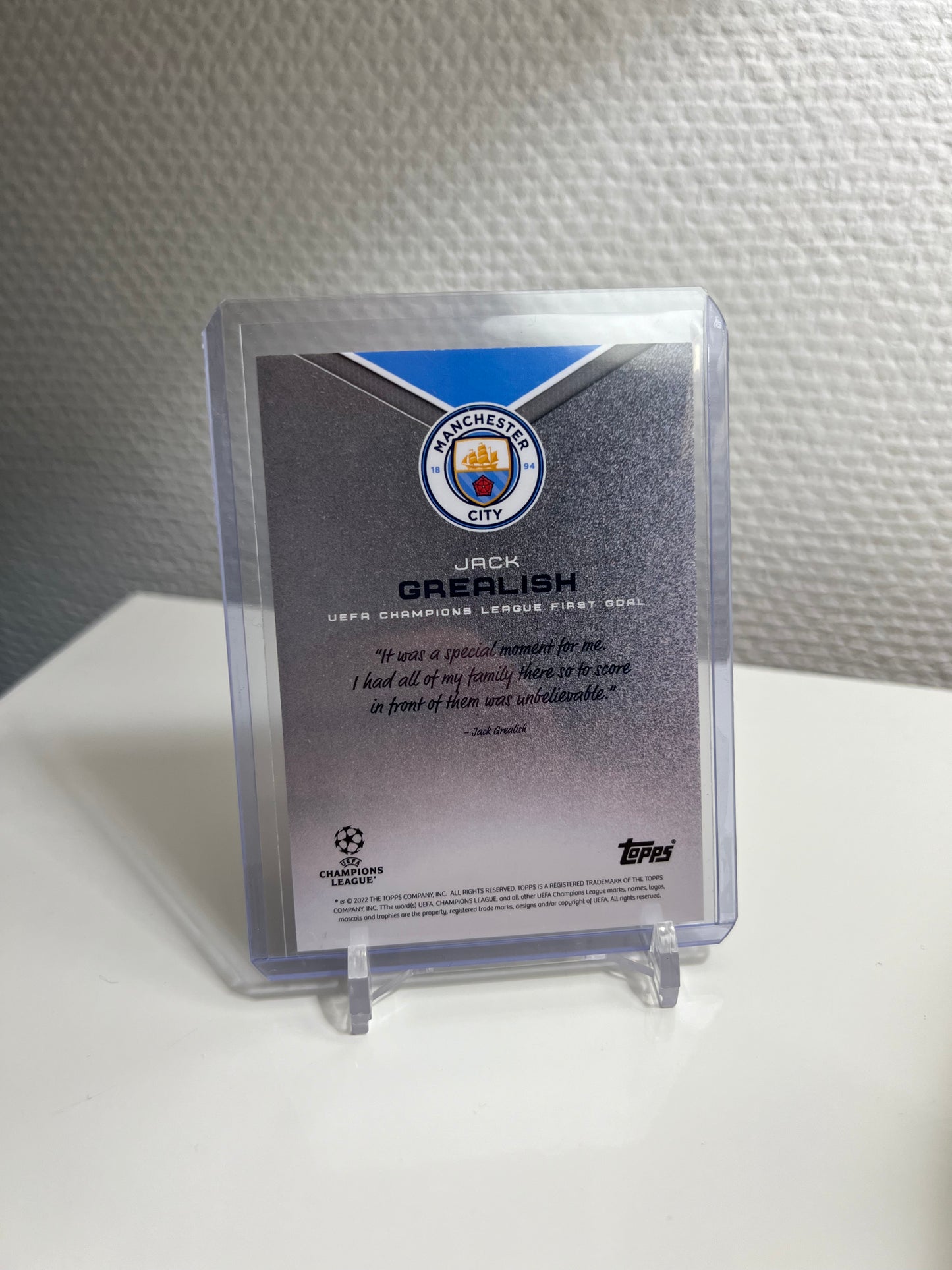 Topps Platinum Curated Set 22-23 - Uefa Champions League first Goal - Manchester City