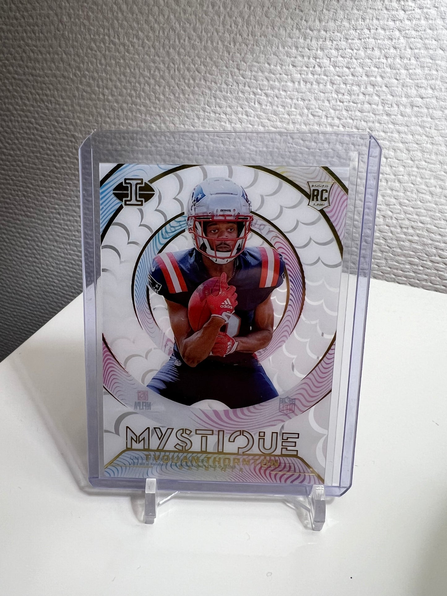 Illusions 22 - Tyquan Thornton Mystique RC Card - New England Patriots #M-33