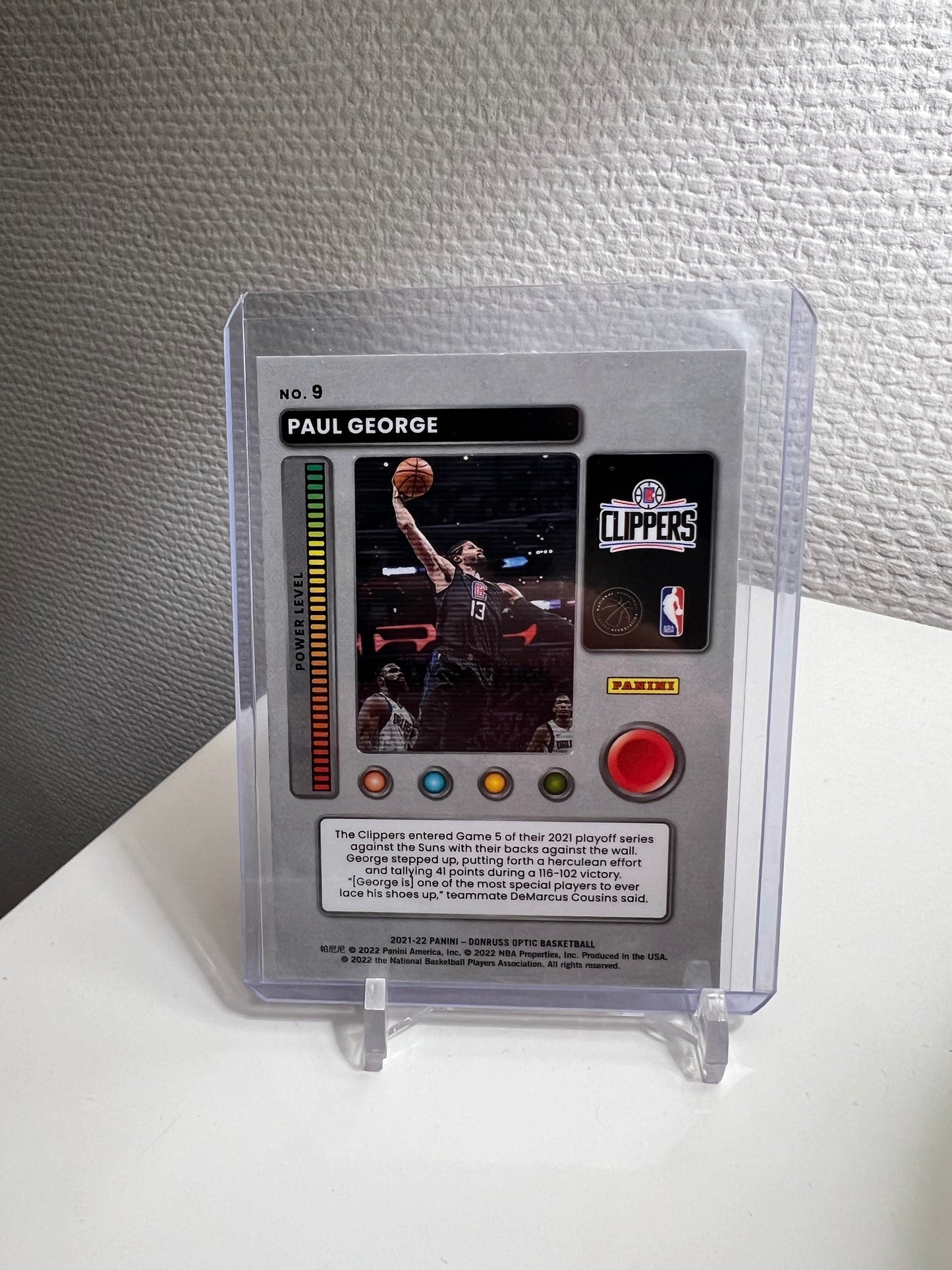 Donruss Optic 21-22 - Paul George T-Minus 3..2..1.. - Los Angeles Clippers