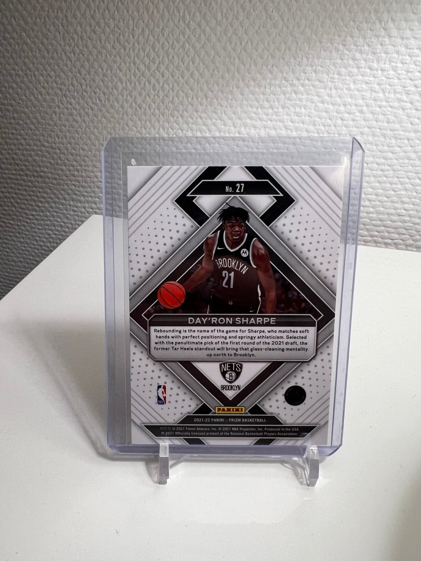 Prizm 21-22 - Dayron Sharpe Emergent RC Card - Brooklyn Nets