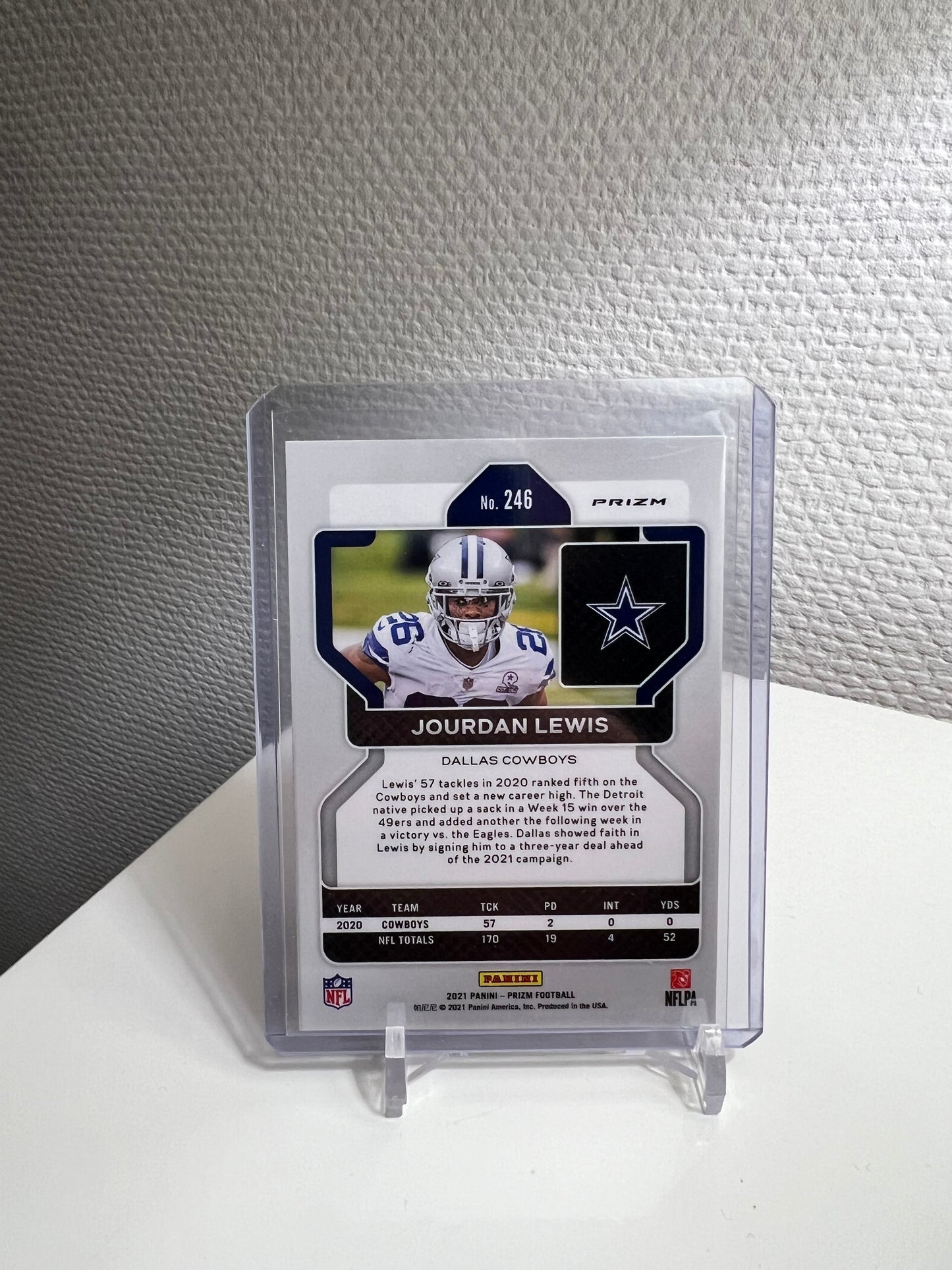 Prizm 21 - Jourdan Lewis Orange Velocity - Dallas Cowboys