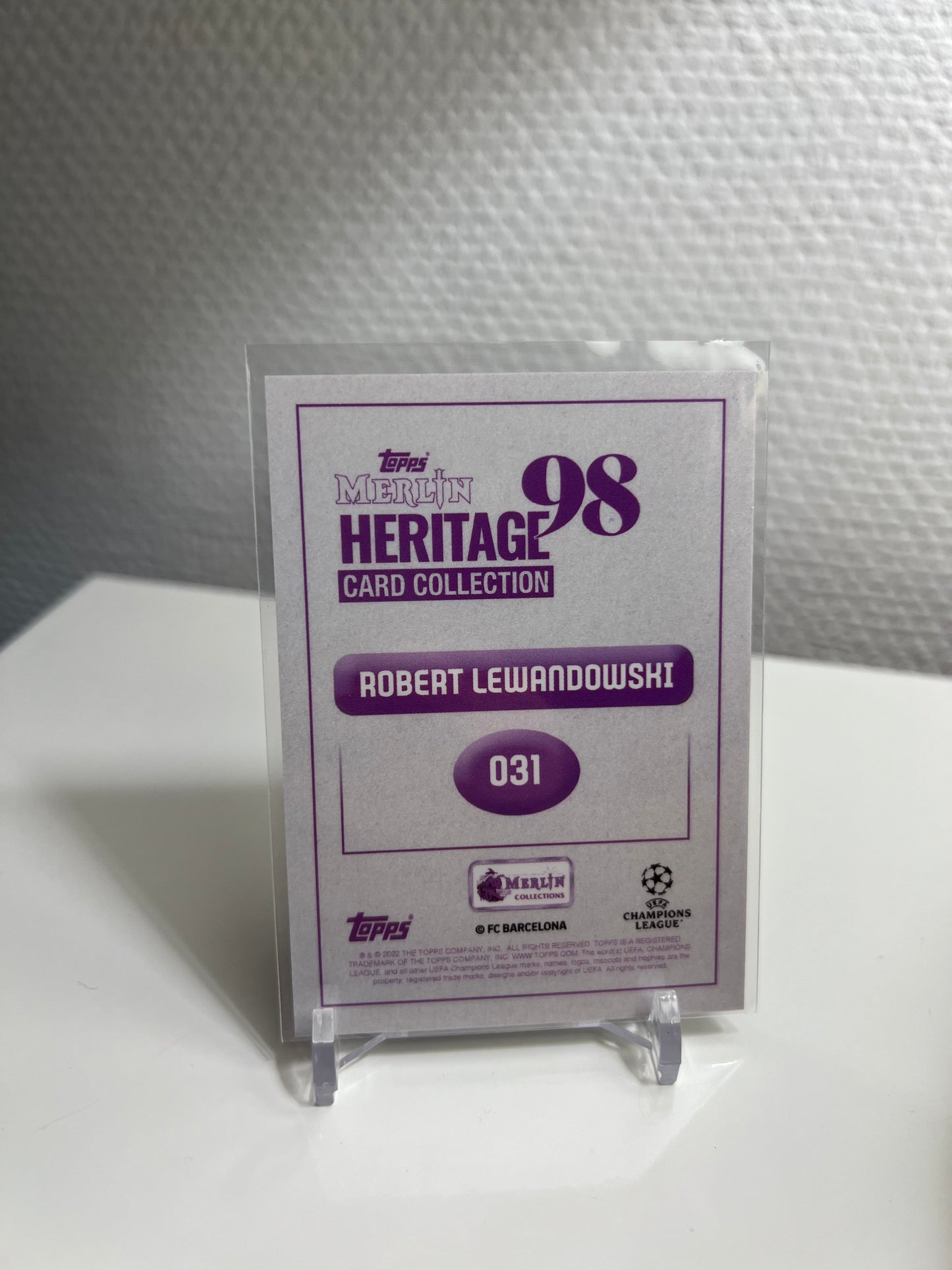 Merlin Heritage 98 22-23 - Robert Lewandowski - FC Barcelona