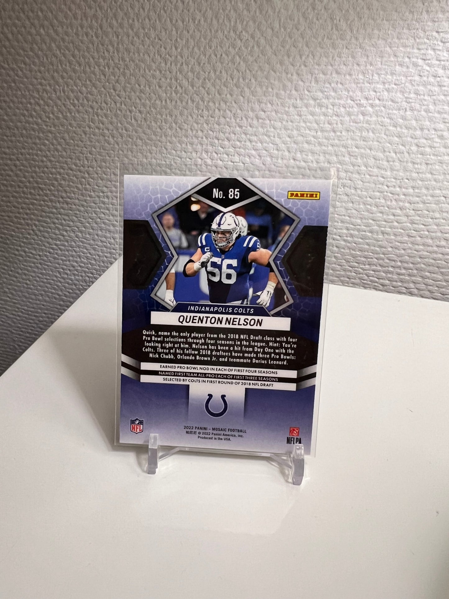 Mosaic 22 - Quenton Nelson - Indianapolis Colts
