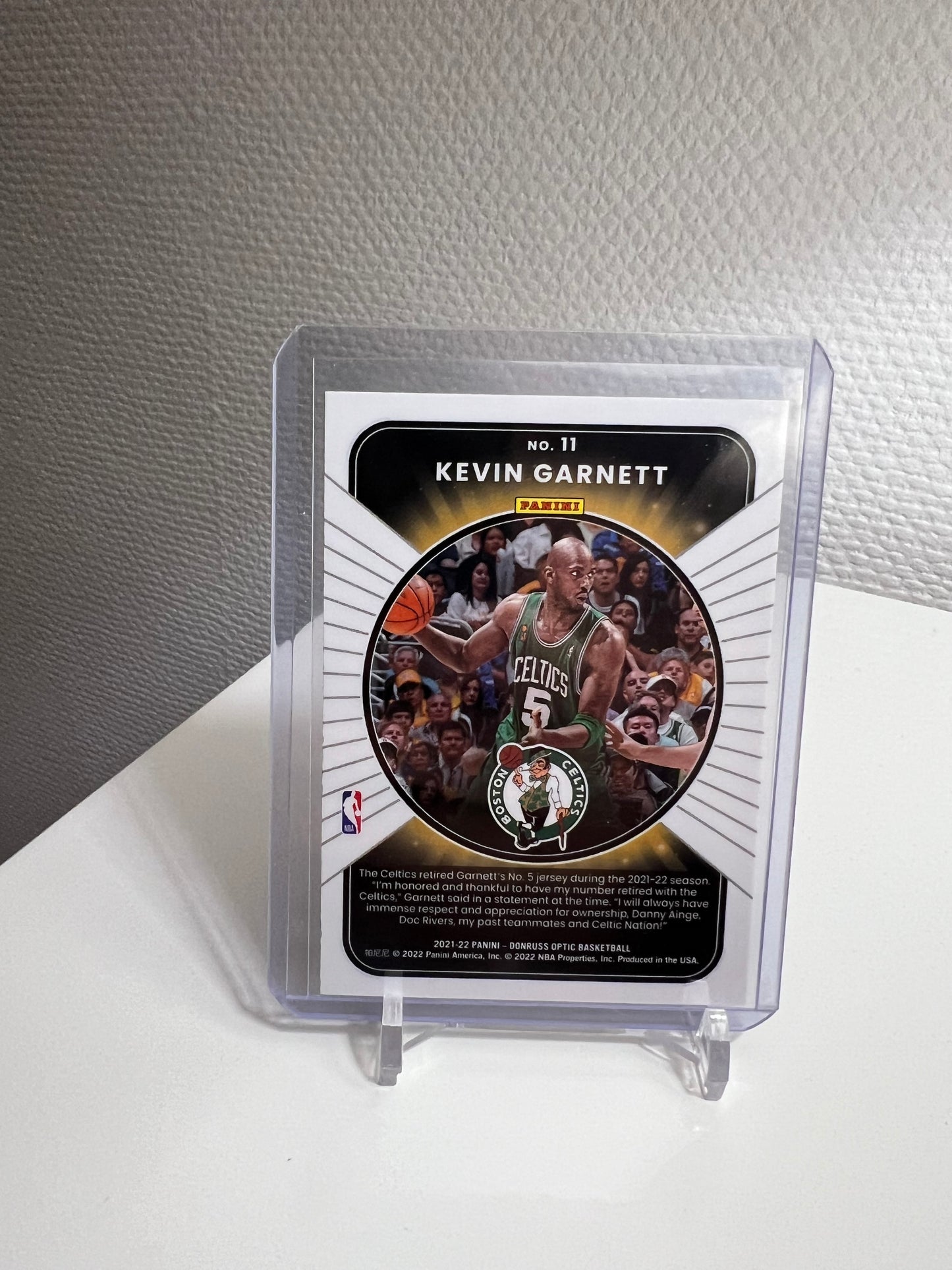 Donruss Optic 21-22 - Kevin Garnet Winner Stays - Boston Celtics