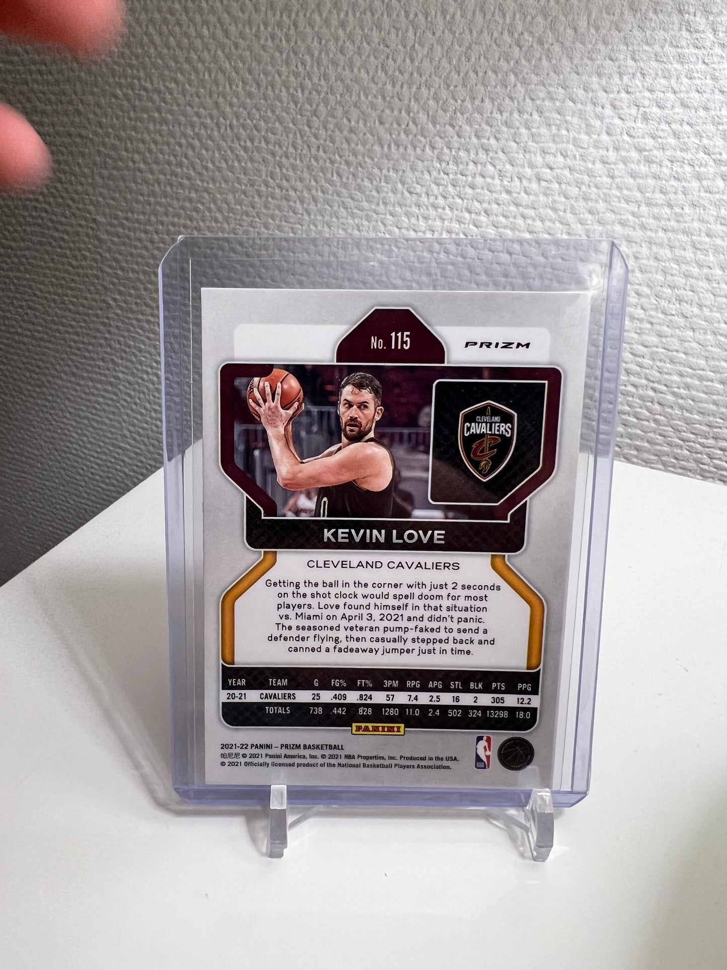 Prizm 21-22 - Kevin Love Tri-Color - Cleveland Cavaliers