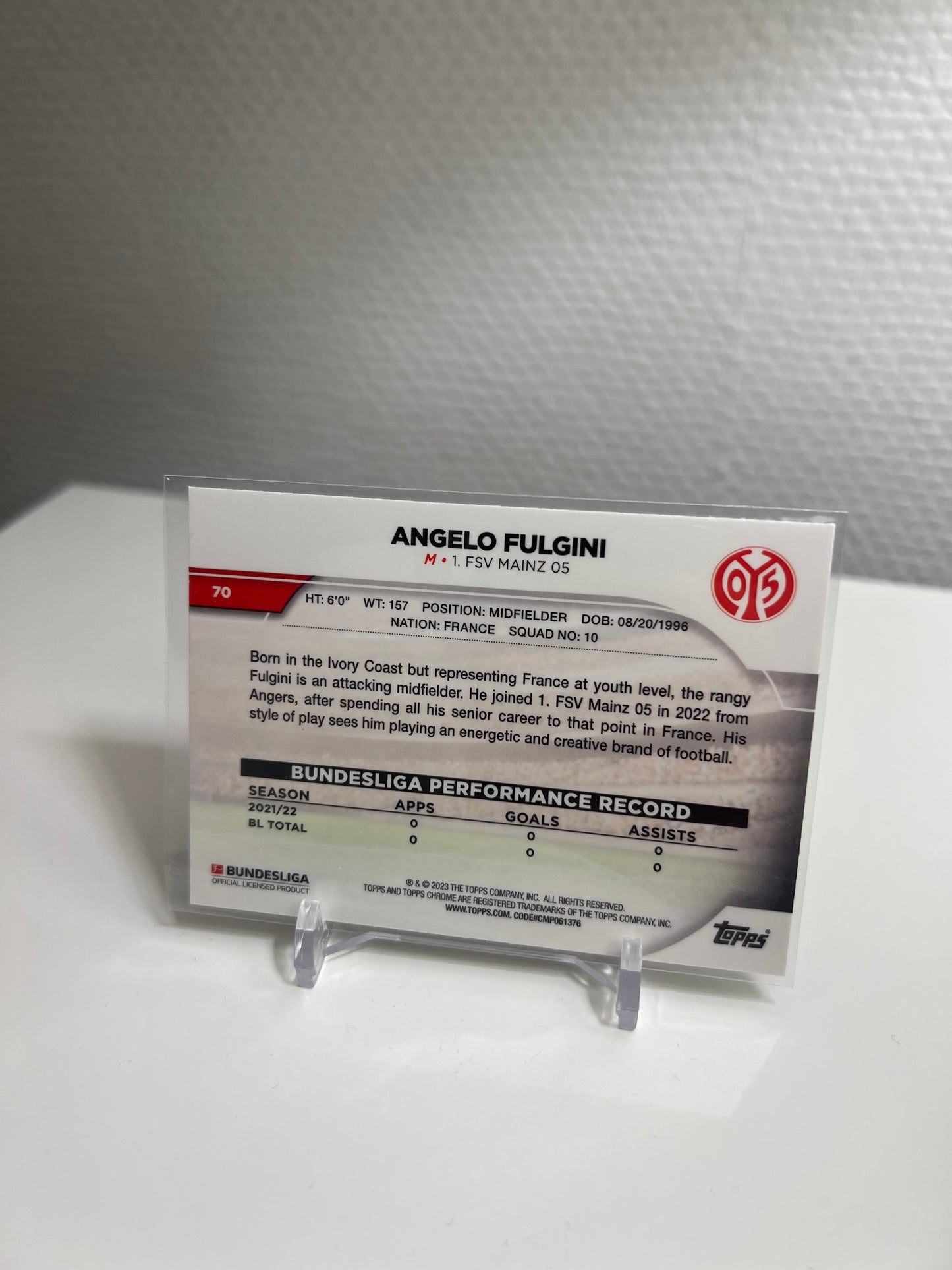 Chrome 22-23 - Angelo Fulgini - FSV Mainz 05
