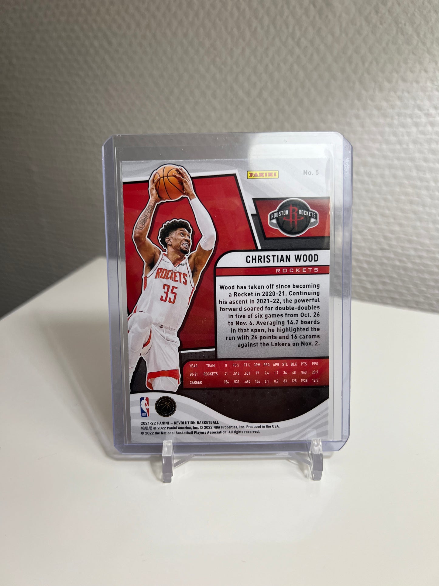 Revolution 21-22 - Christian Wood - Houston Rockets