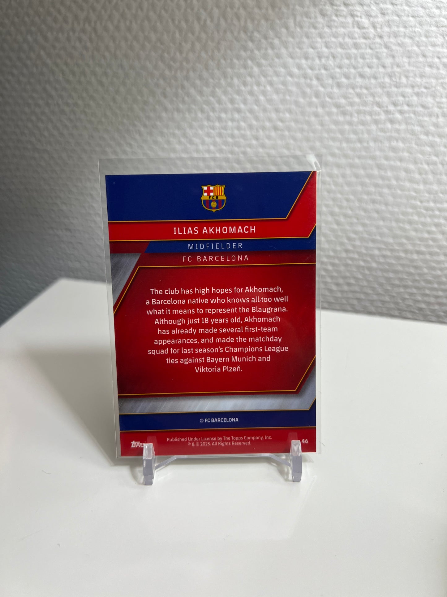 Chrome 22-23 - Ilias Akhomach Profile - FC Barcelona