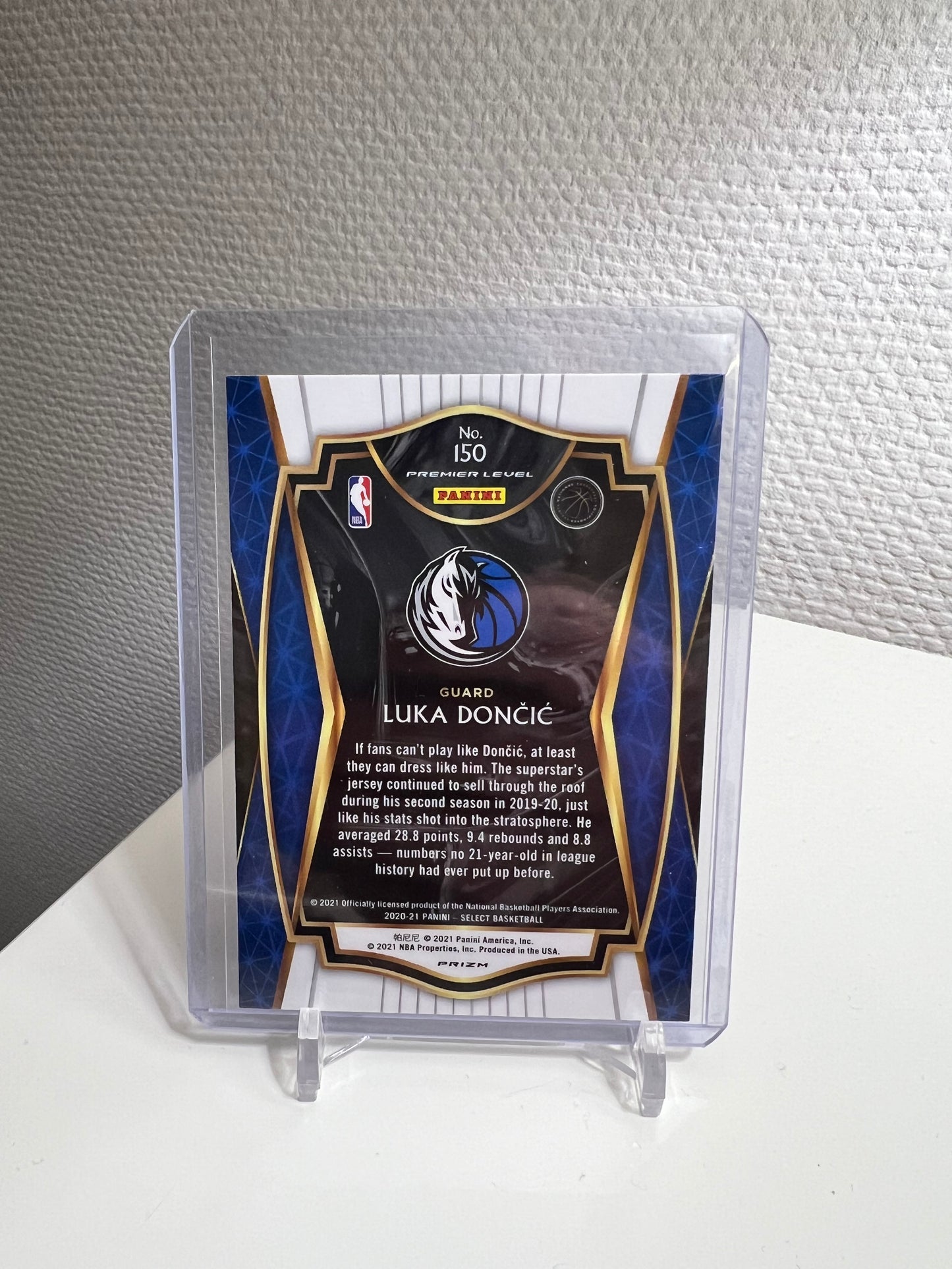 Select Blue 20-21 - Luka Doncic Prizm - Dallas Mavericks
