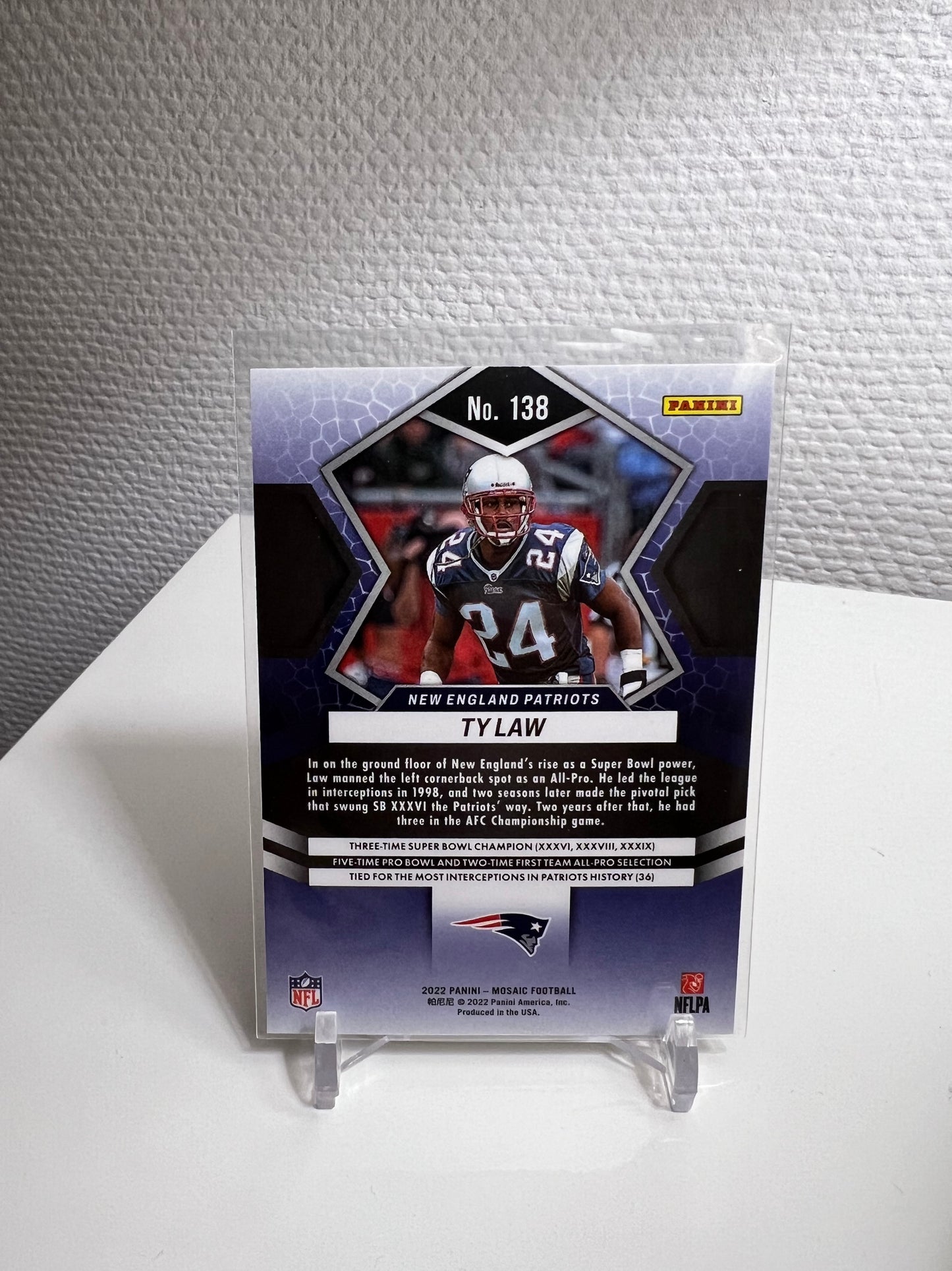Mosaic 22 - TY Law - New England Patriots