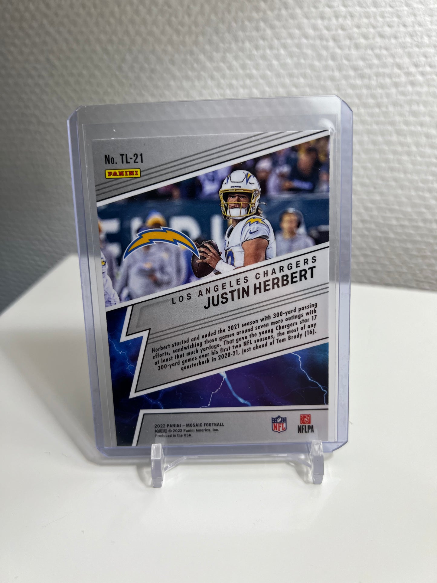 Mosaic 22 - Justin Herbert Thunder Lane - Los Angeles Chargers #TL-21