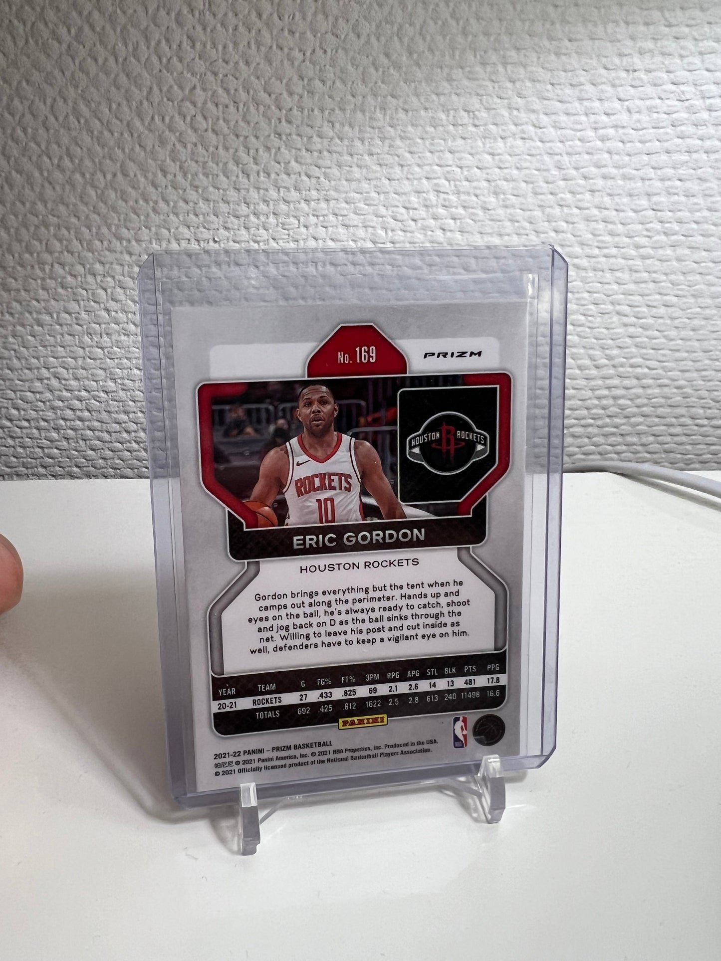 Prizm 21-22 - Eric Gordon Tri-Color - Houston Rockets