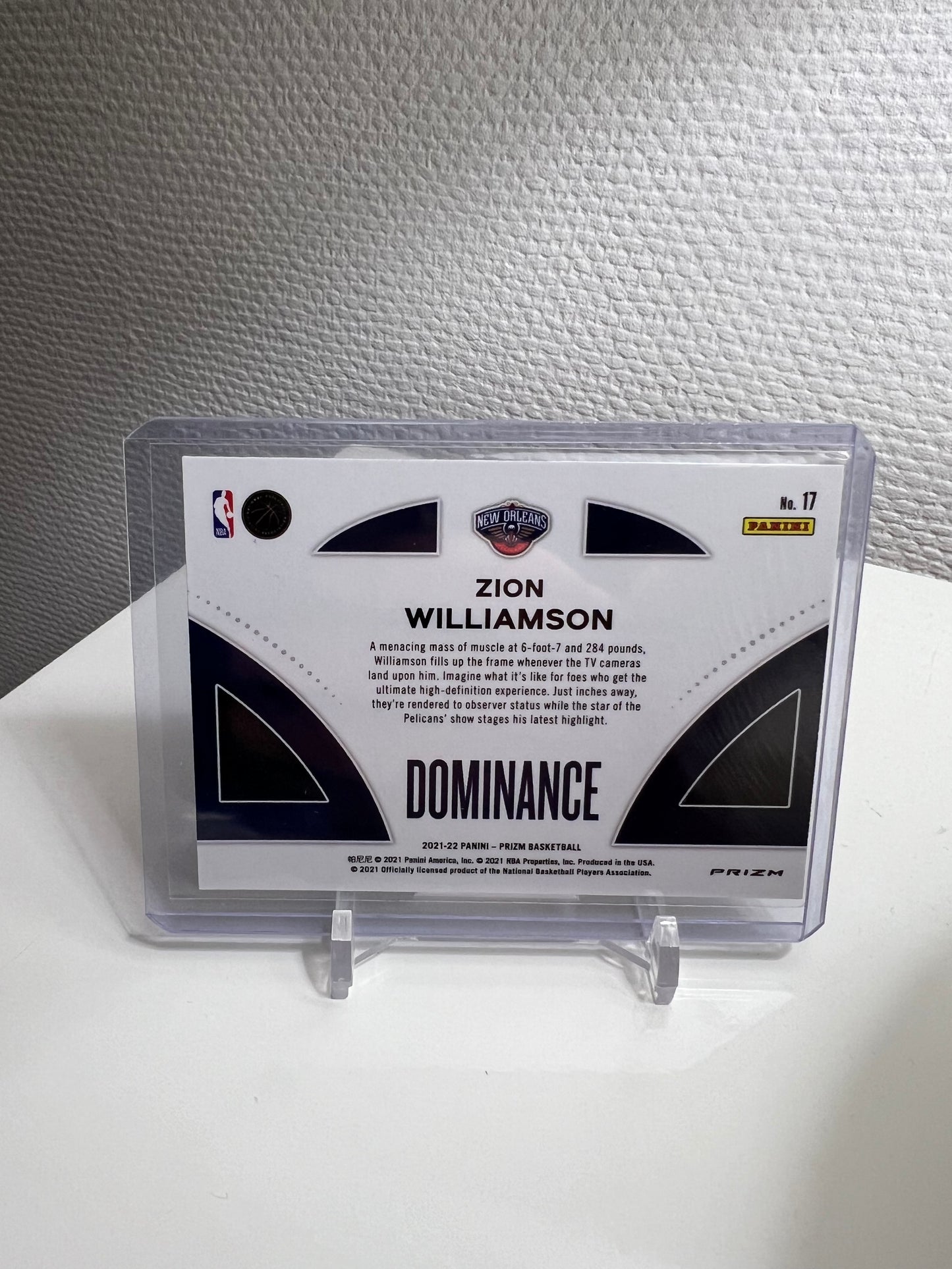 Prizm 21-22 - Zion Williamson Dominance Green Wave Prizm - New Orleans Pelicans