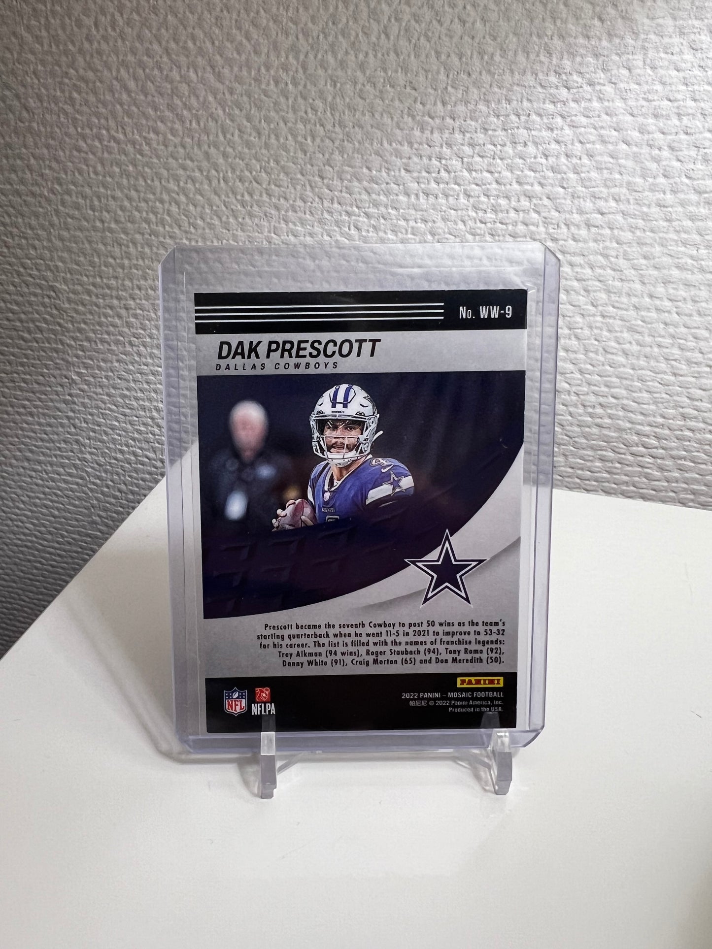 Mosaic 22 - Dak Prescott Will to Win - Dallas Cowboys #WW-9