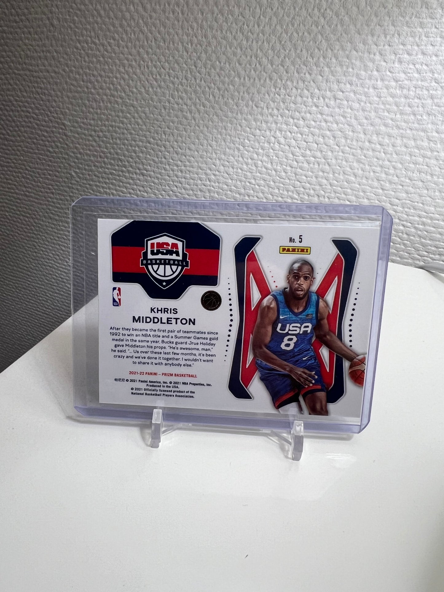 Prizm 21-22 - Khris Middleton - USA Basketball