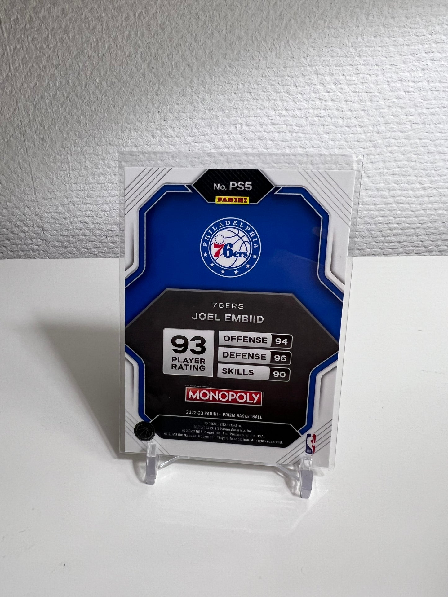 Panini Prizm Monopoly 22-23 - Joel Embiid All-Stars - Philadelphia 76ers