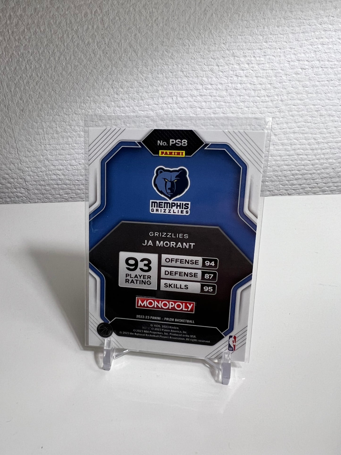Panini Prizm Monopoly 22-23 - Ja Morant All-Stars - Memphis Grizzlies