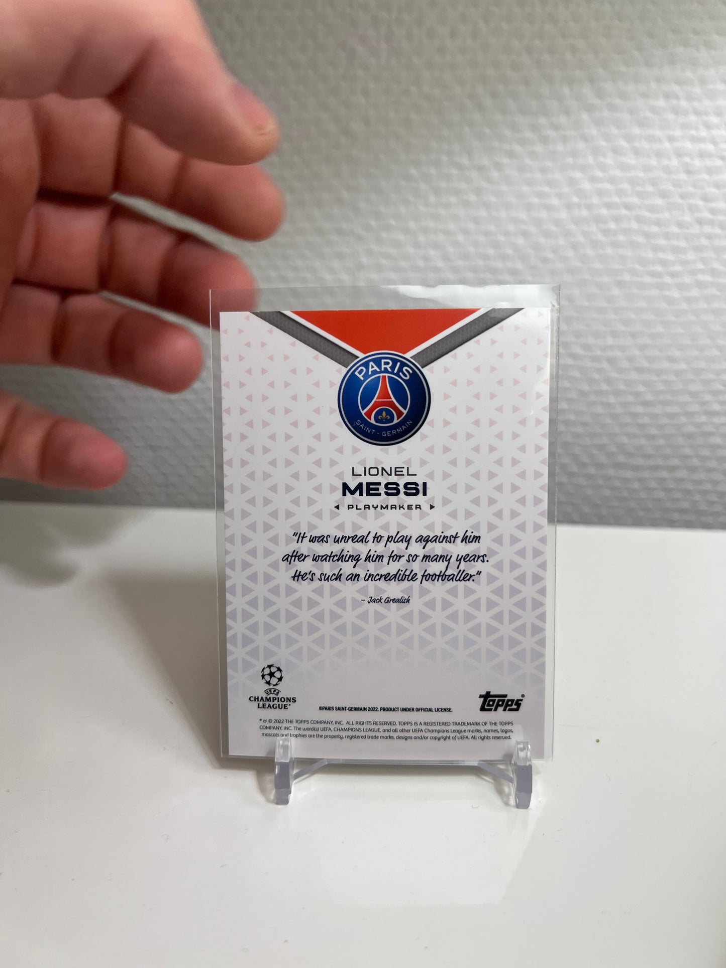 Topps Platinum Curated Set 22-23 - Lionel Messi Playmaker - Paris Saint-Germain