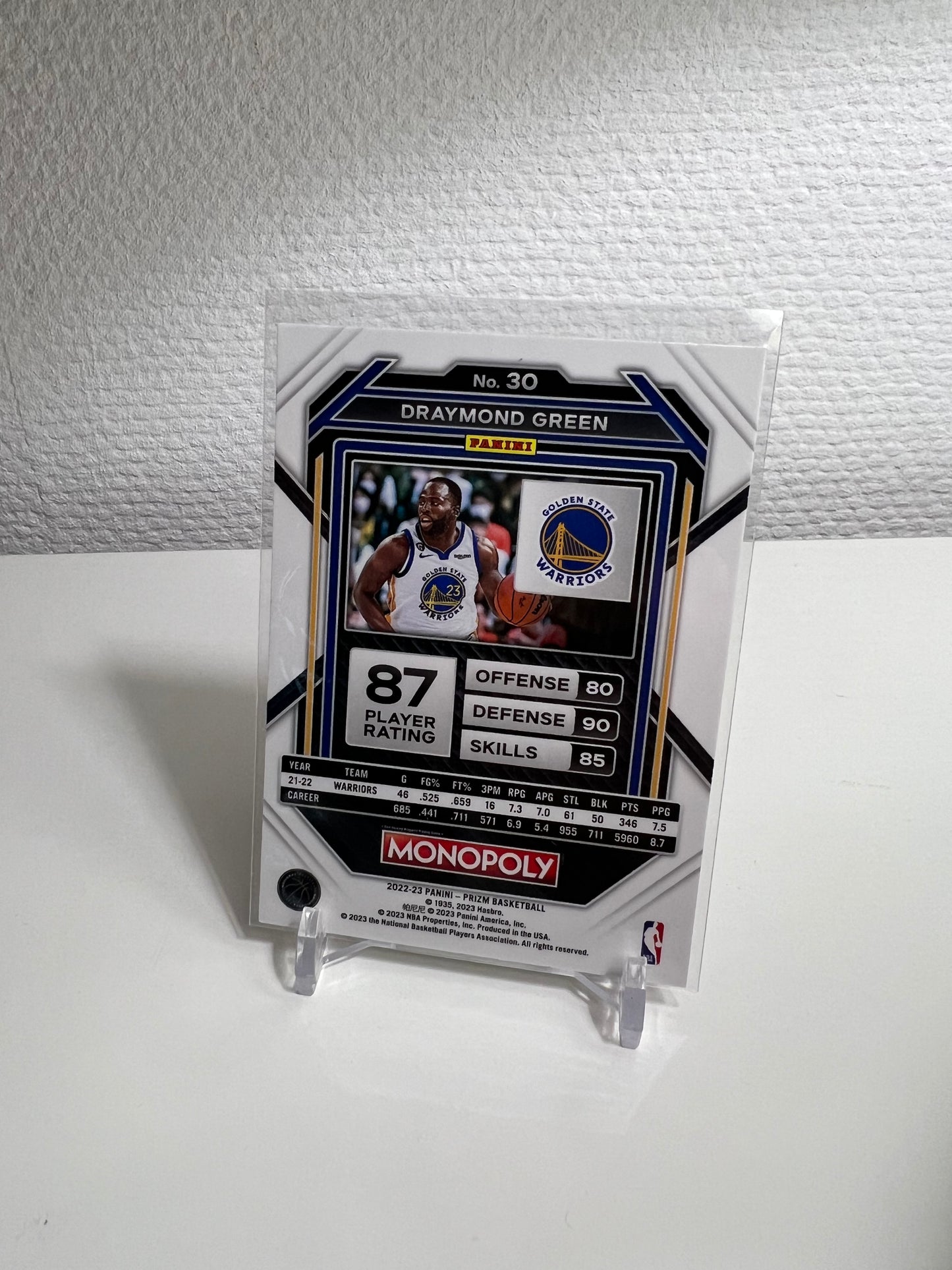 Panini Prizm Monopoly 22-23 - Draymond Green - Golden State Warriors