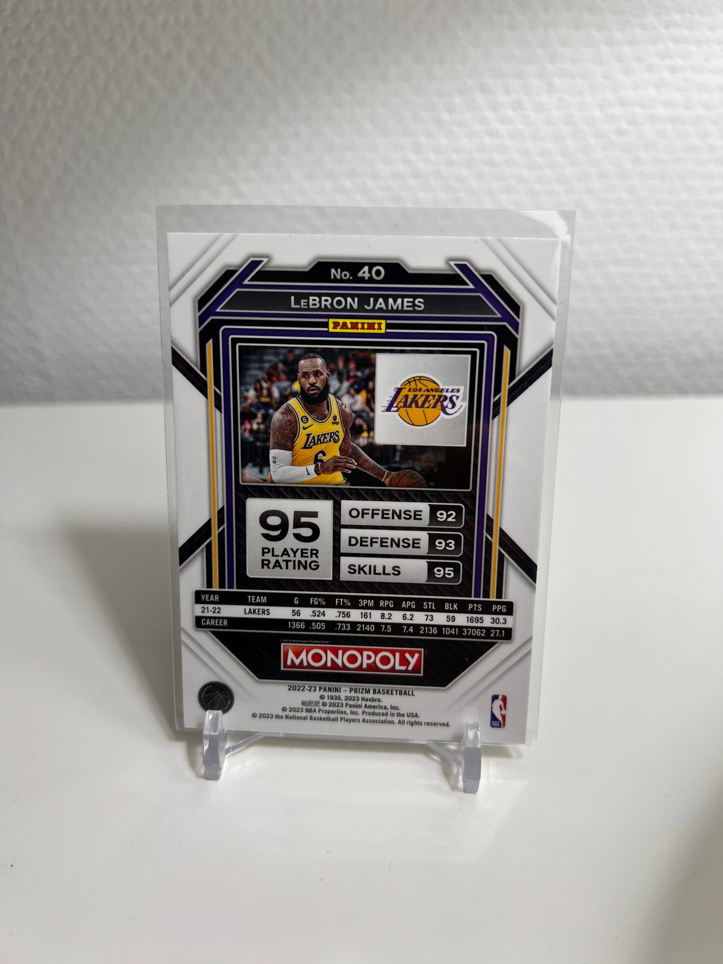 Panini Prizm Monopoly 22-23 - LeBron James - Los Angeles Lakers