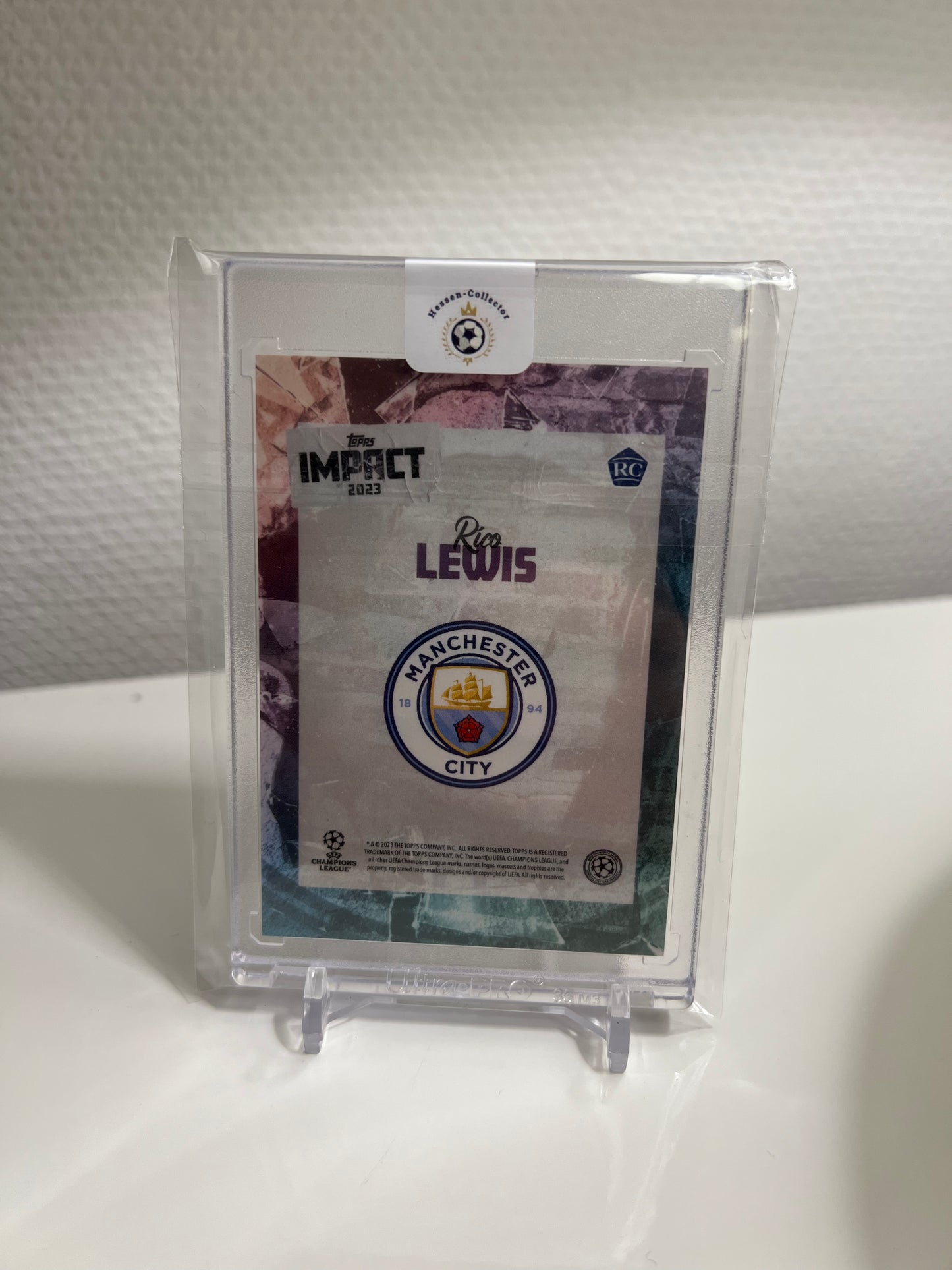 Topps Impact 22-23 - Rico Lewis Rainbow /5 RC Card - Manchester City