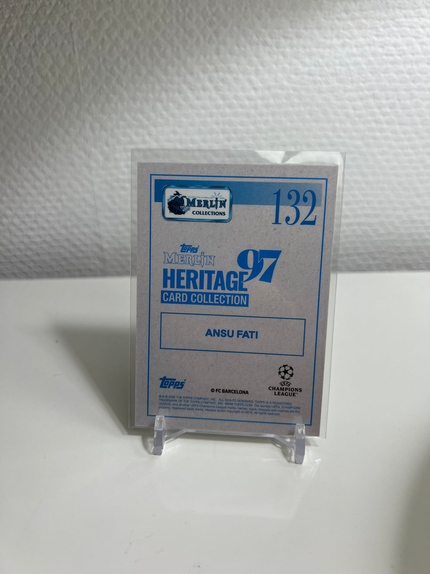 Topps Merlin Heritage 97 21-22 - Ansu Fati Action - FC Barcelona