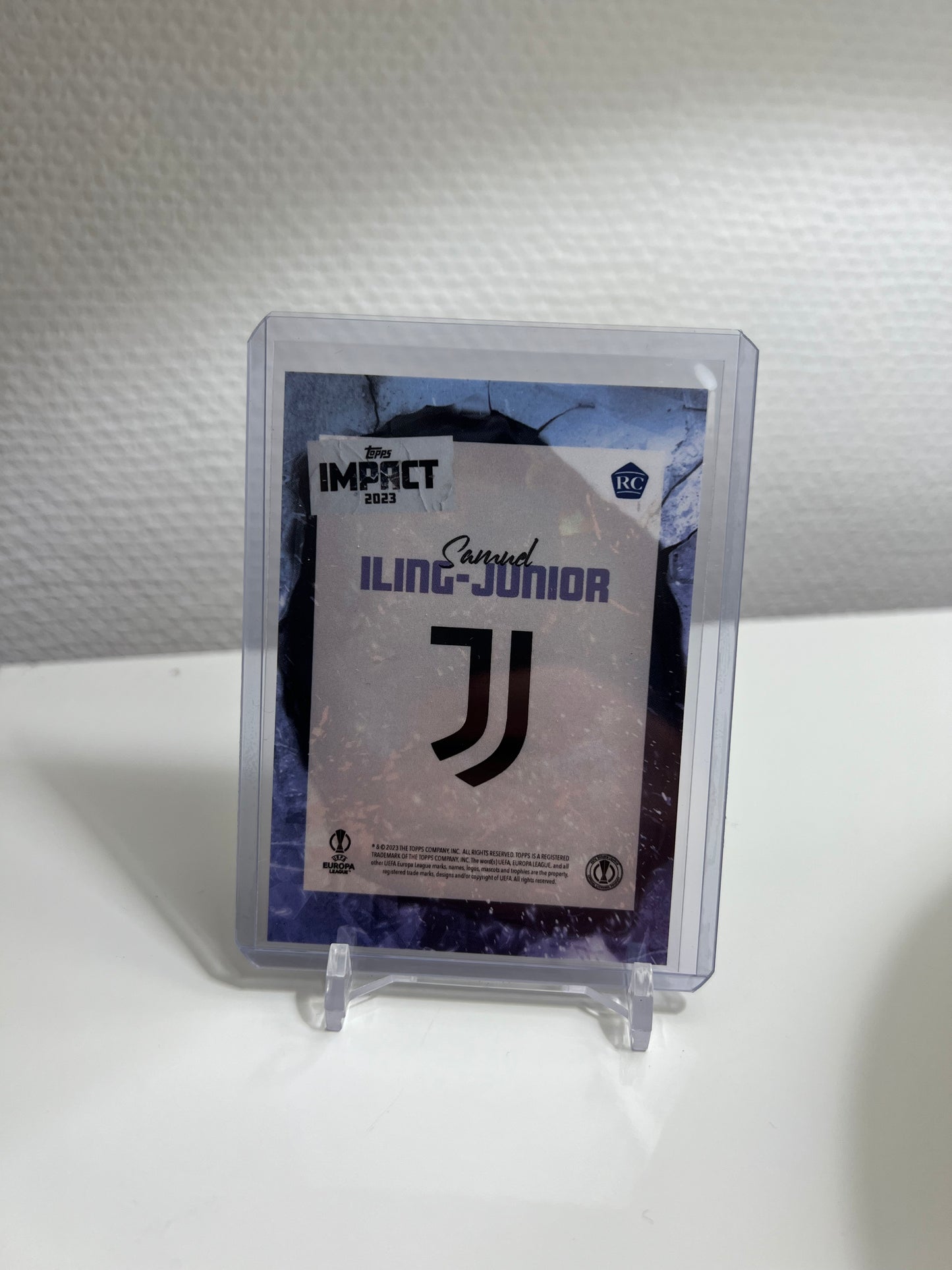 Topps Impact 22-23 - Samuel Iling-Junior Autograph /99 Blue RC Card - Juventus Turin