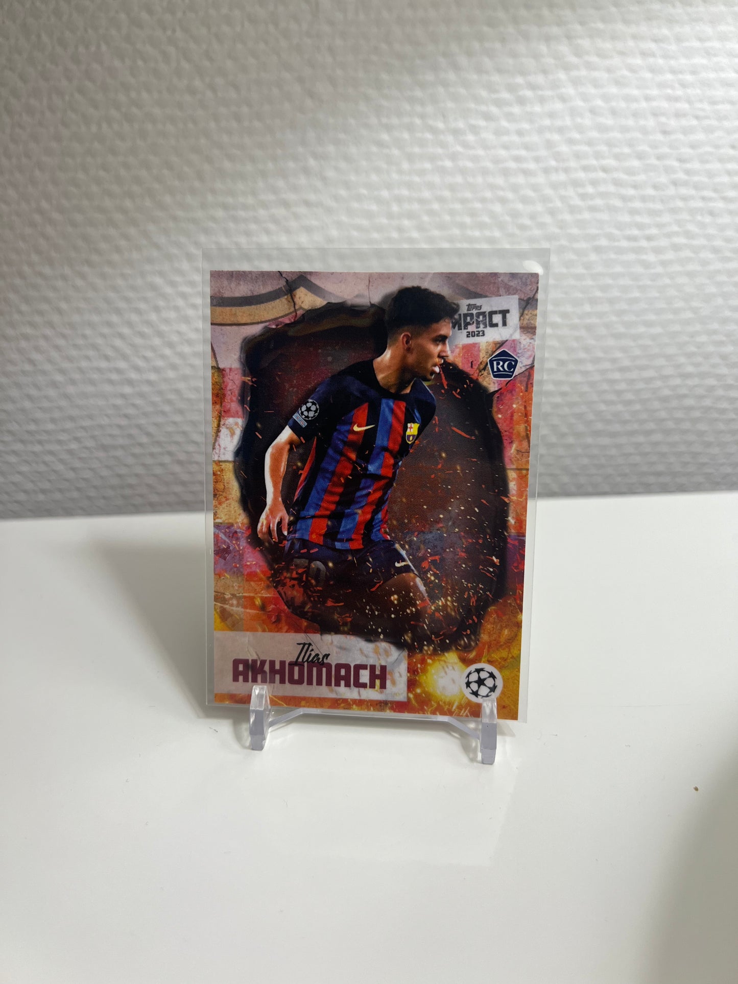 Topps Impact 22-23 -Ilias Akhomach RC Card - FC Barcelona