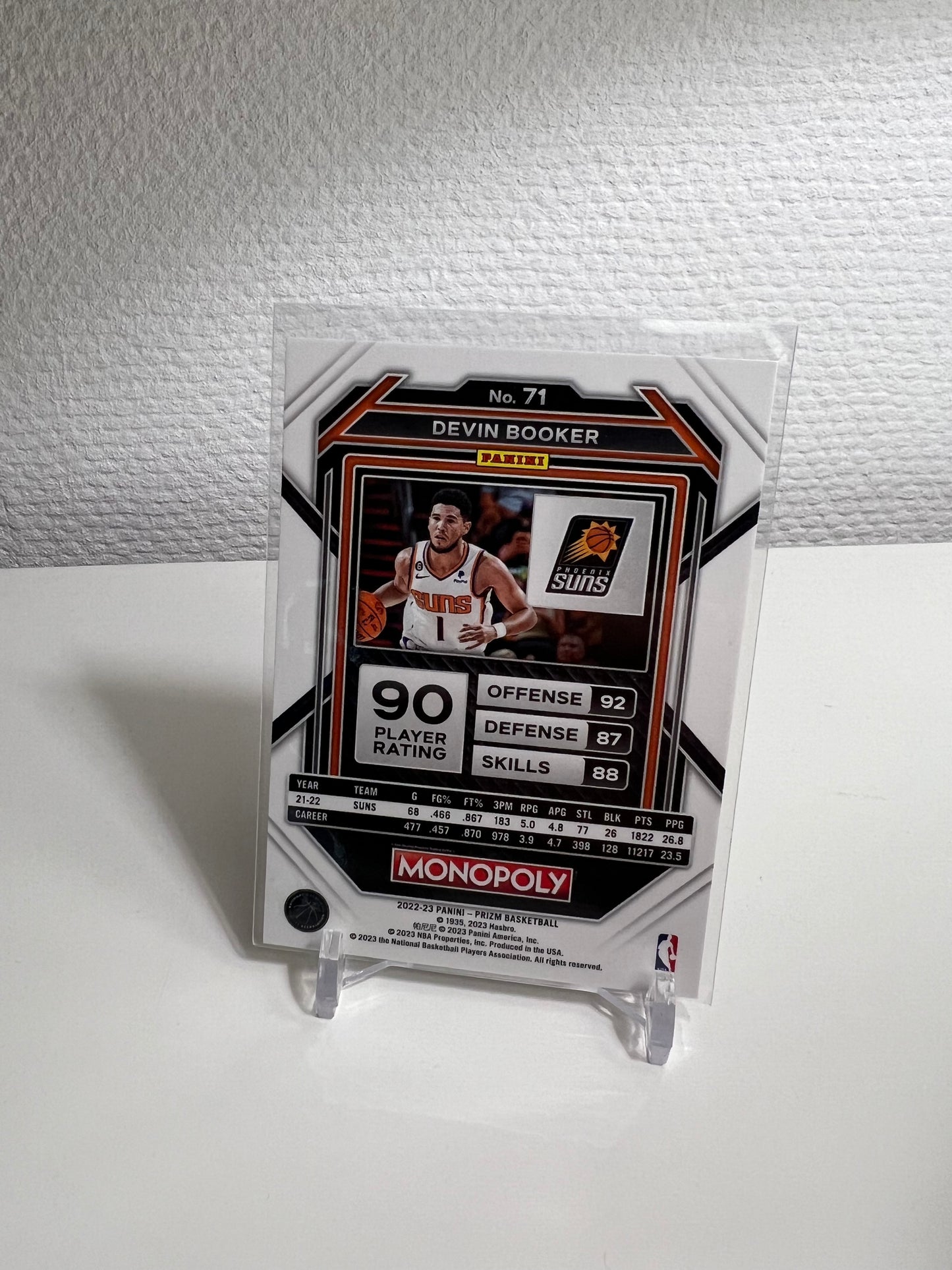 Panini Prizm Monopoly 22-23 - Devin Booker - Phoenix Suns