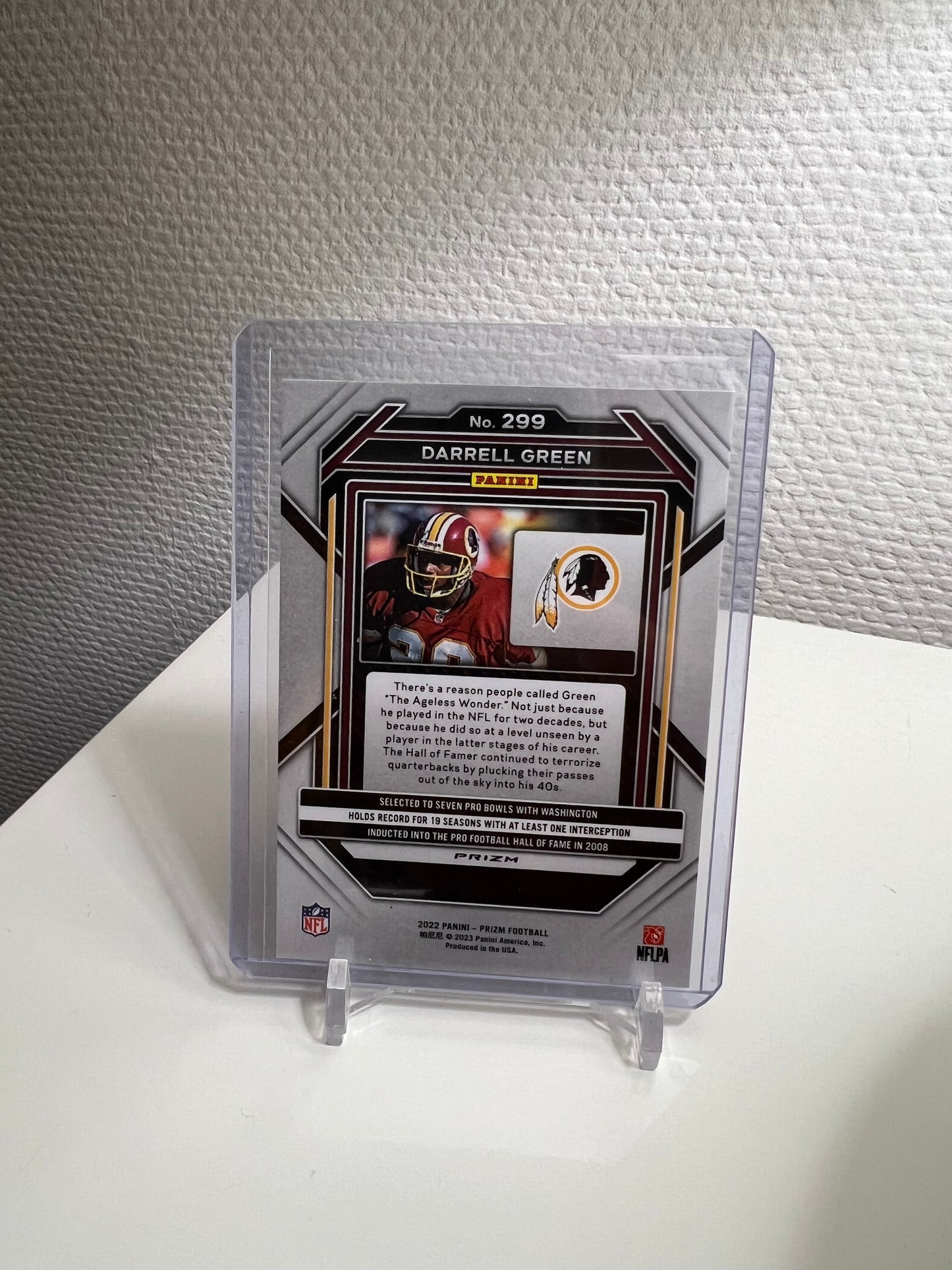 Prizm 22 - Darrell Green Tri-Color - Washington Redskins / Wizards
