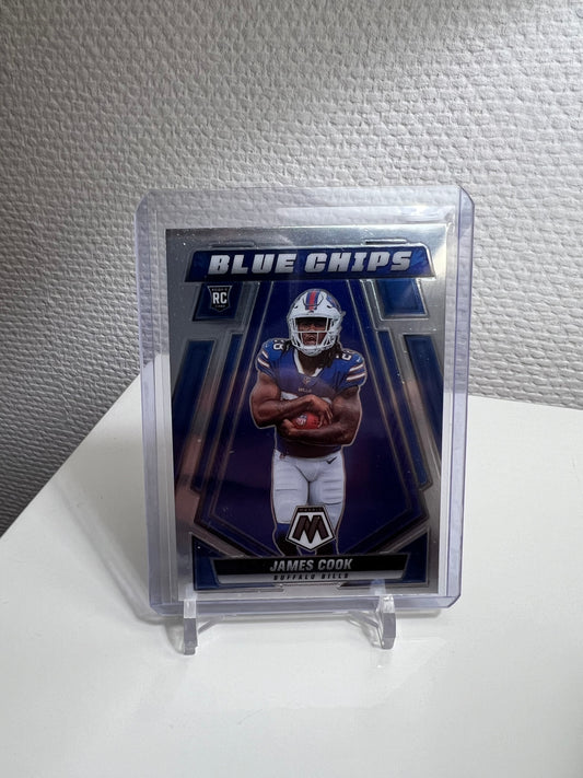 Mosaic 22 - James Cook Blue Chips RC Card - Buffalo Bills #BC-14