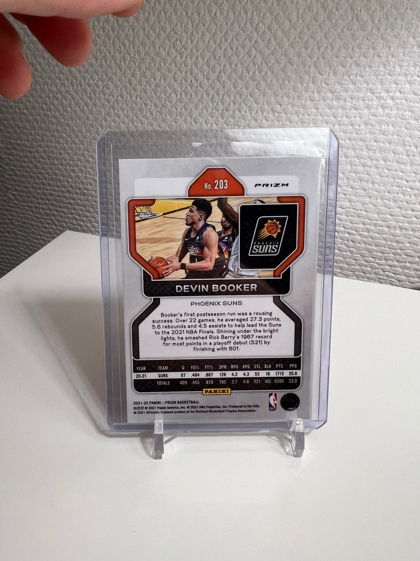 Prizm 21-22 - Devin Booker Silver - Phoenix Suns