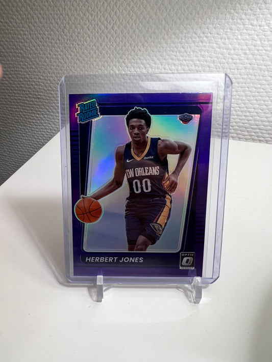 Donruss Optic 21-22 - Herbert Jones Purple Prizm Rated Rookie - New Orleans Pelicans