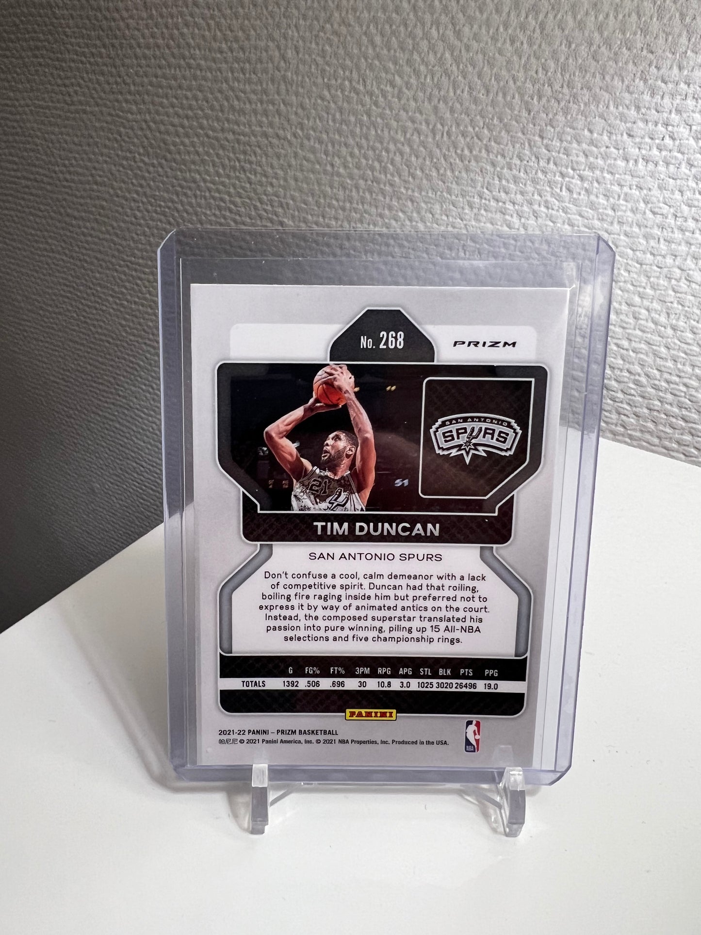 Prizm 21-22 - Tim Duncan Tri-Color - San Antonio Spurs