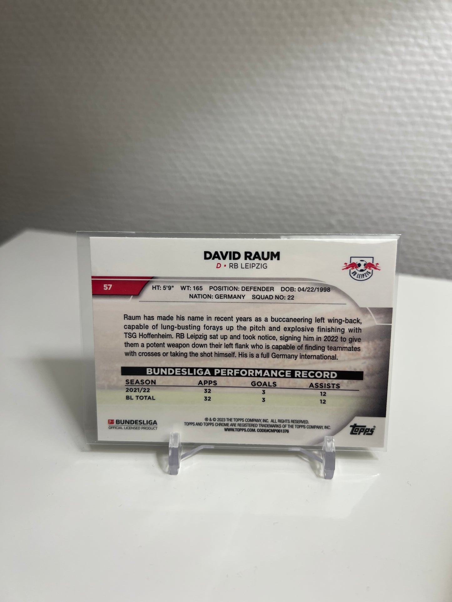 Chrome 22-23 - David Raum - RB Leipzig