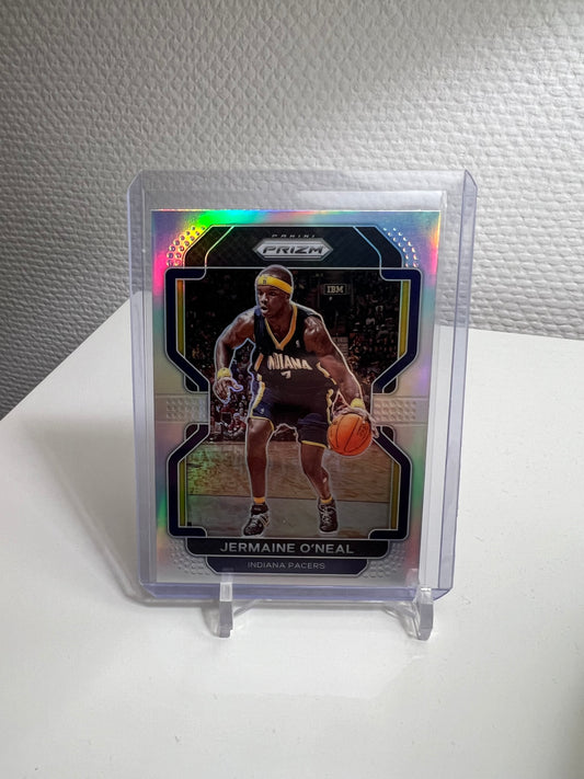 Prizm 21-22 - Jermaine ONeal Silver Holo - Indiana Pacers