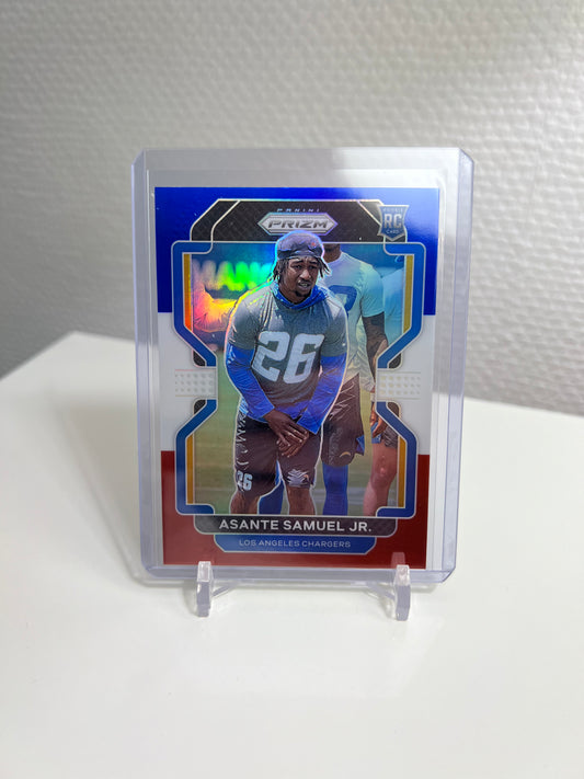 Panini Prizm 21 - Asante Samuel Jr. Tri-Color RC Card - Los Angeles Chargers