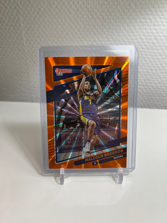 Donruss 21-22 - Malcolm Brogdon Orange Laser - Indiana Pacers