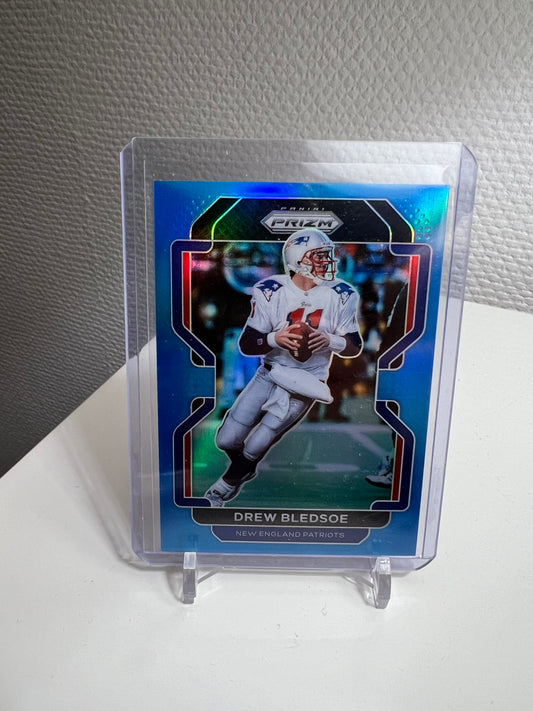 Prizm 21 - Drew Bledsoe Light Blue Holo - New England Patriots