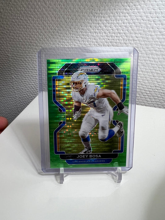 Prizm 21 - Joey Bosa Green Pulsar - Los Angeles Rams