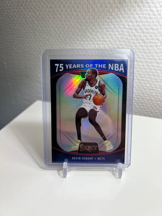 Select 21-22 - Kevin Durant 75 Years of the NBA Prizm - Brooklyn Nets