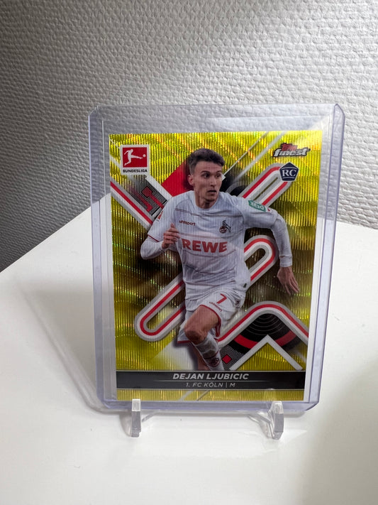Finest 21-22 - Dejan Lubicic Yellow Wave /350 - 1.FC Köln
