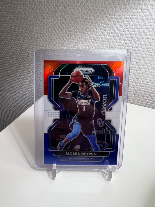 Prizm 21-22 - Moses Brown Tri-Color - Dallas Mavericks