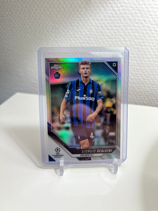 Chrome 21-22 - Giorgio Scalvini Refractor RC Card - Atalanta Bergamo