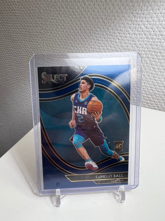 Select Blue 20-21 - LaMelo Ball RC Card - Charlotte Hornets