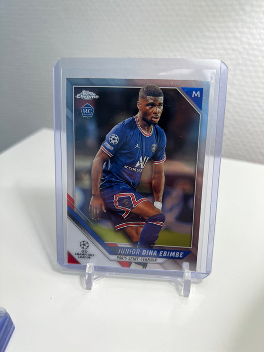 Chrome 21-22 - Junior Dina Ebimbe RC Card - Paris Saint-Germain