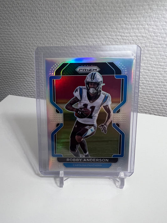 Prizm 21 - Robby Anderson Silver Prizm - Carolina Panthers