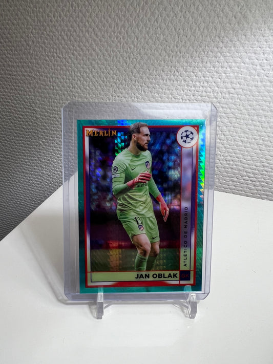 Merlin Chrome 22-23 - Jan Oblak Aqua Prism - Atletico Madrid