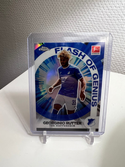 Chrome 22-23 - Georginio Rutter Flash of Genius - TSG 1899 Hoffenheim #FG-GR